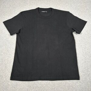 American Giant T Shirt Mens M Black Heavyweight Crew Neck Tee Thick USA Mae‎ NEW